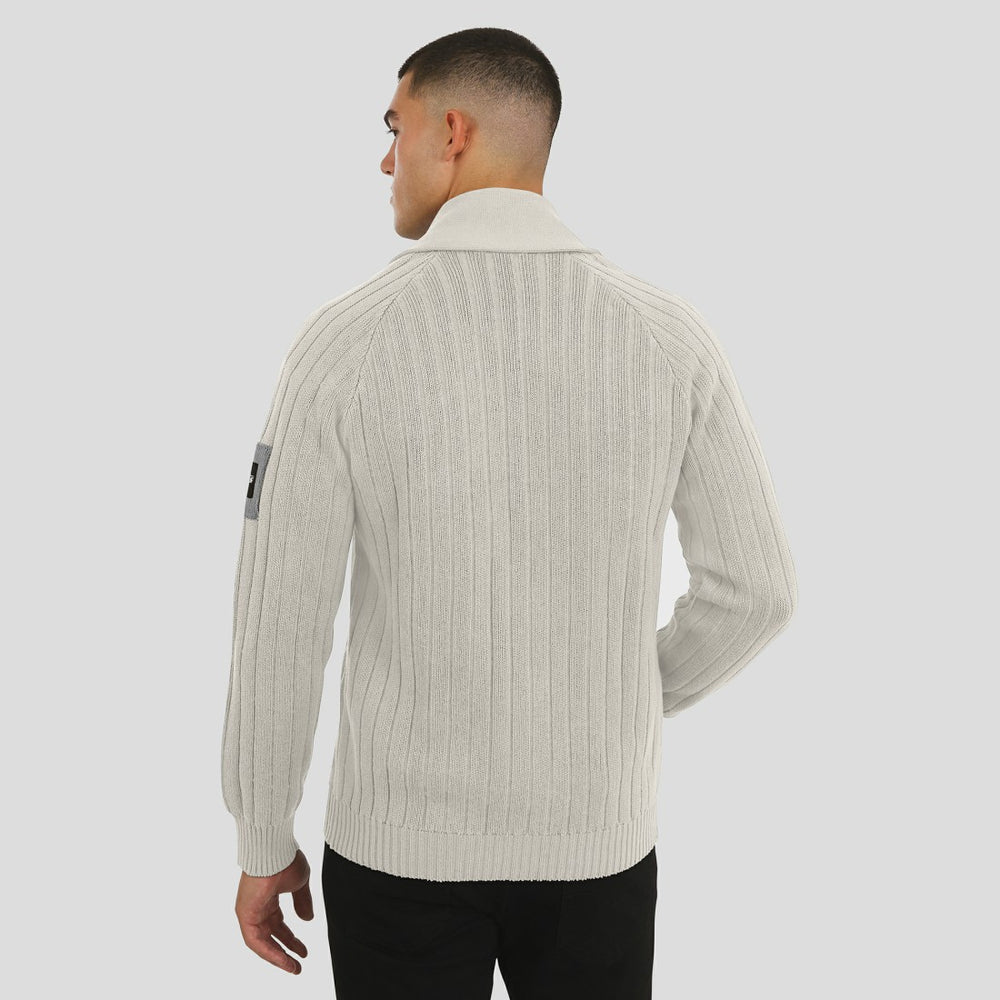 New York Jets J. Palmer The Playmaker Cardigan Raglan Sweater - Gray - NFL