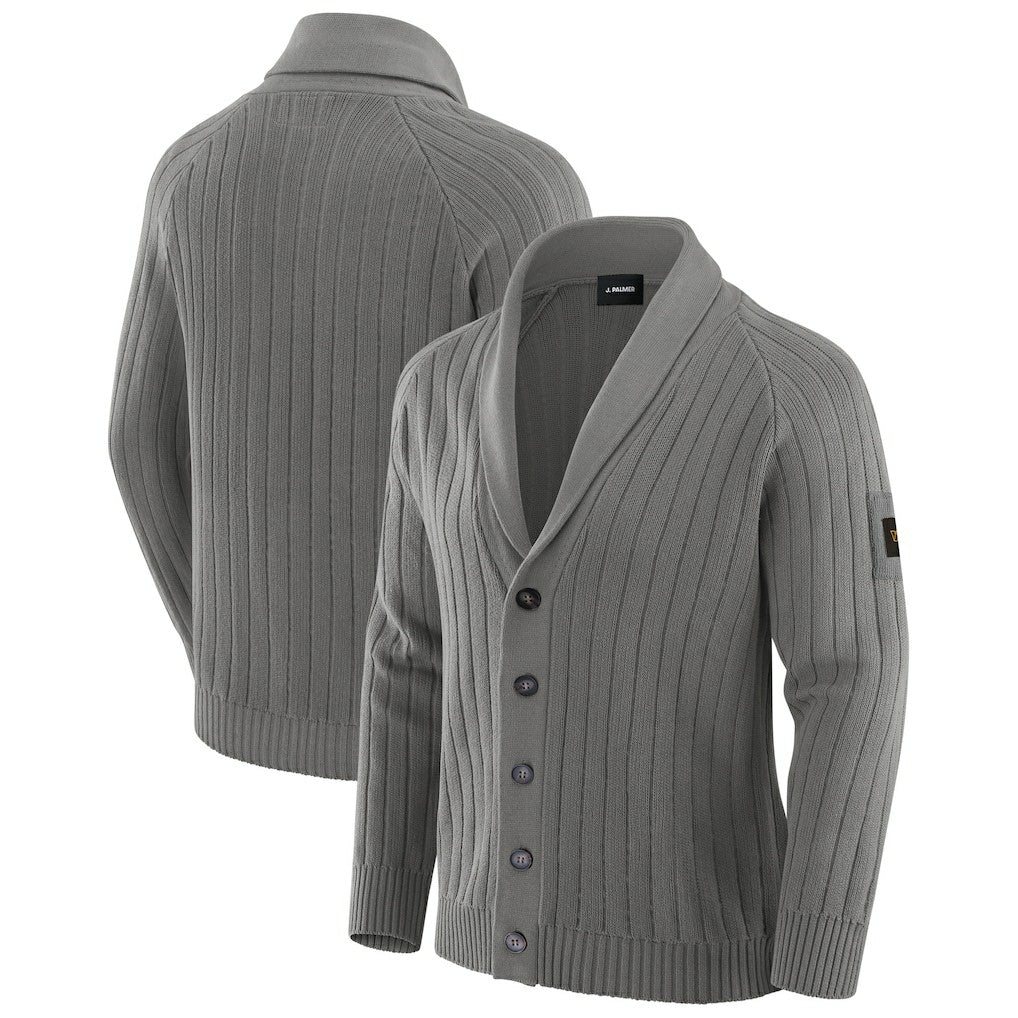 Washington Commanders J. Palmer The Playmaker Cardigan Raglan Sweater - Graphite - NFL