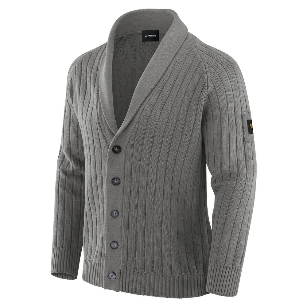 Washington Commanders J. Palmer The Playmaker Cardigan Raglan Sweater - Graphite - NFL