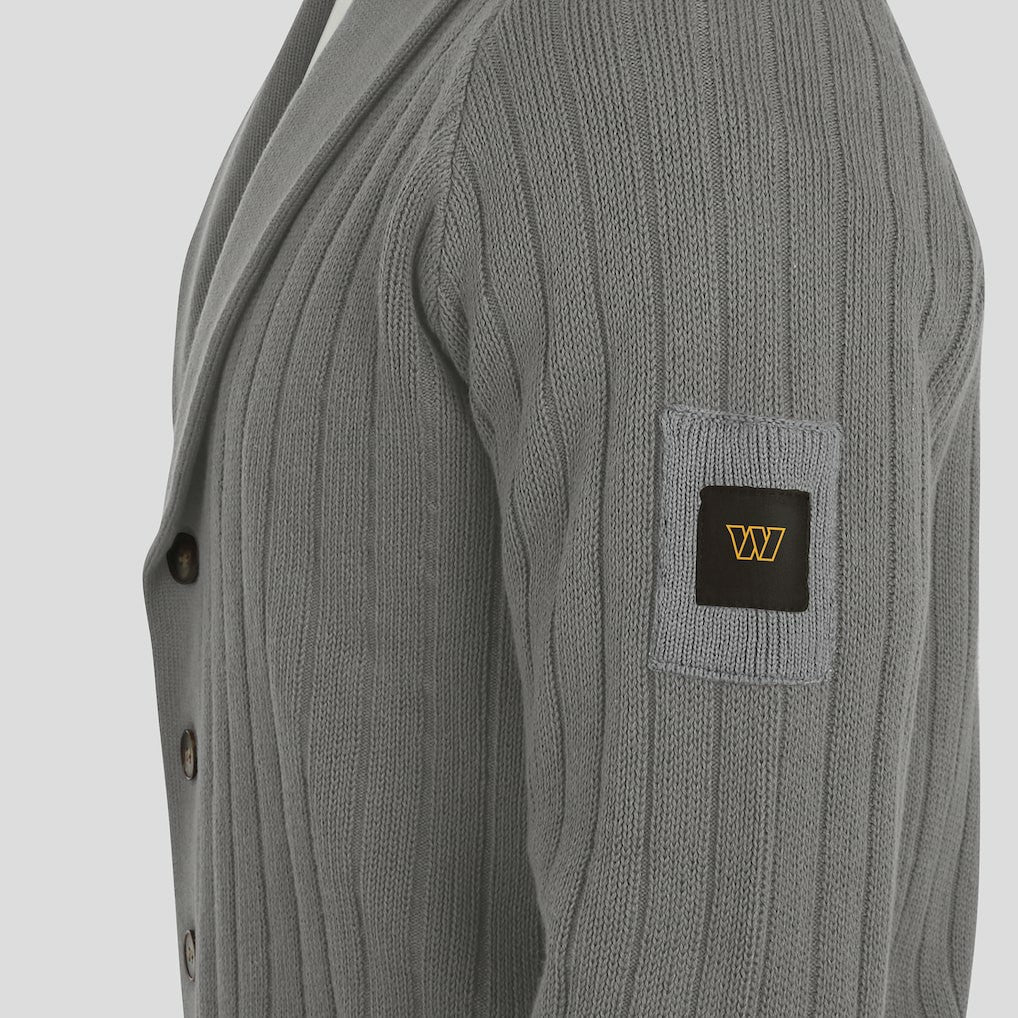 Washington Commanders J. Palmer The Playmaker Cardigan Raglan Sweater - Graphite - NFL