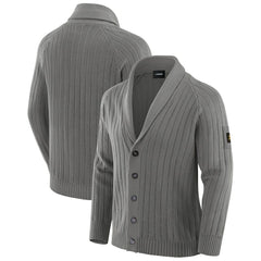 Minnesota Vikings J. Palmer The Playmaker Cardigan Raglan Sweater - Graphite - NFL