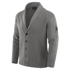 Minnesota Vikings J. Palmer The Playmaker Cardigan Raglan Sweater - Graphite - NFL