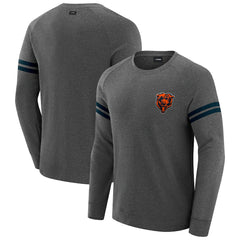 Chicago Bears J. Palmer Players Lounge Raglan Tri-Blend Sweatshirt - Dark Heather Gray - NFL