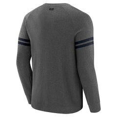 Houston Texans J. Palmer Players Lounge Raglan Tri-Blend Sweatshirt - Dark Heather Gray - NFL