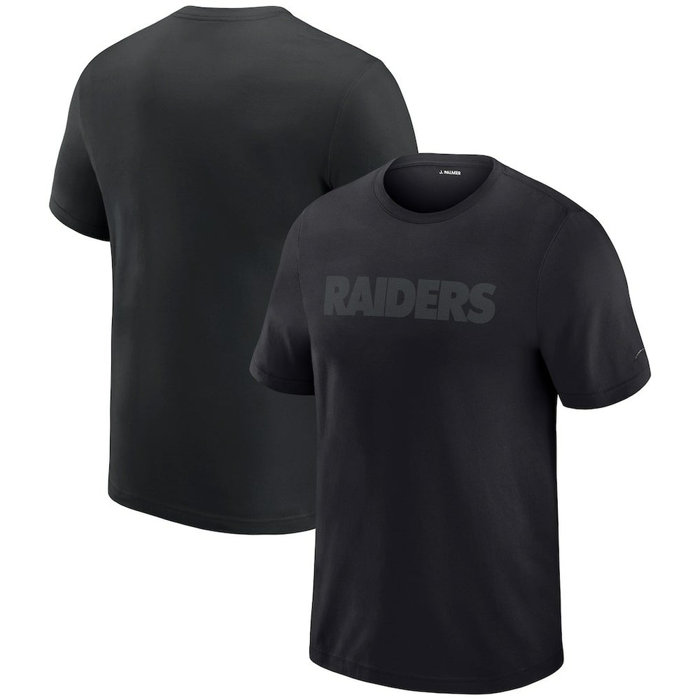 Las Vegas Raiders J. Palmer Play Action Tri-Blend Performance T-Shirt - Black - NFL