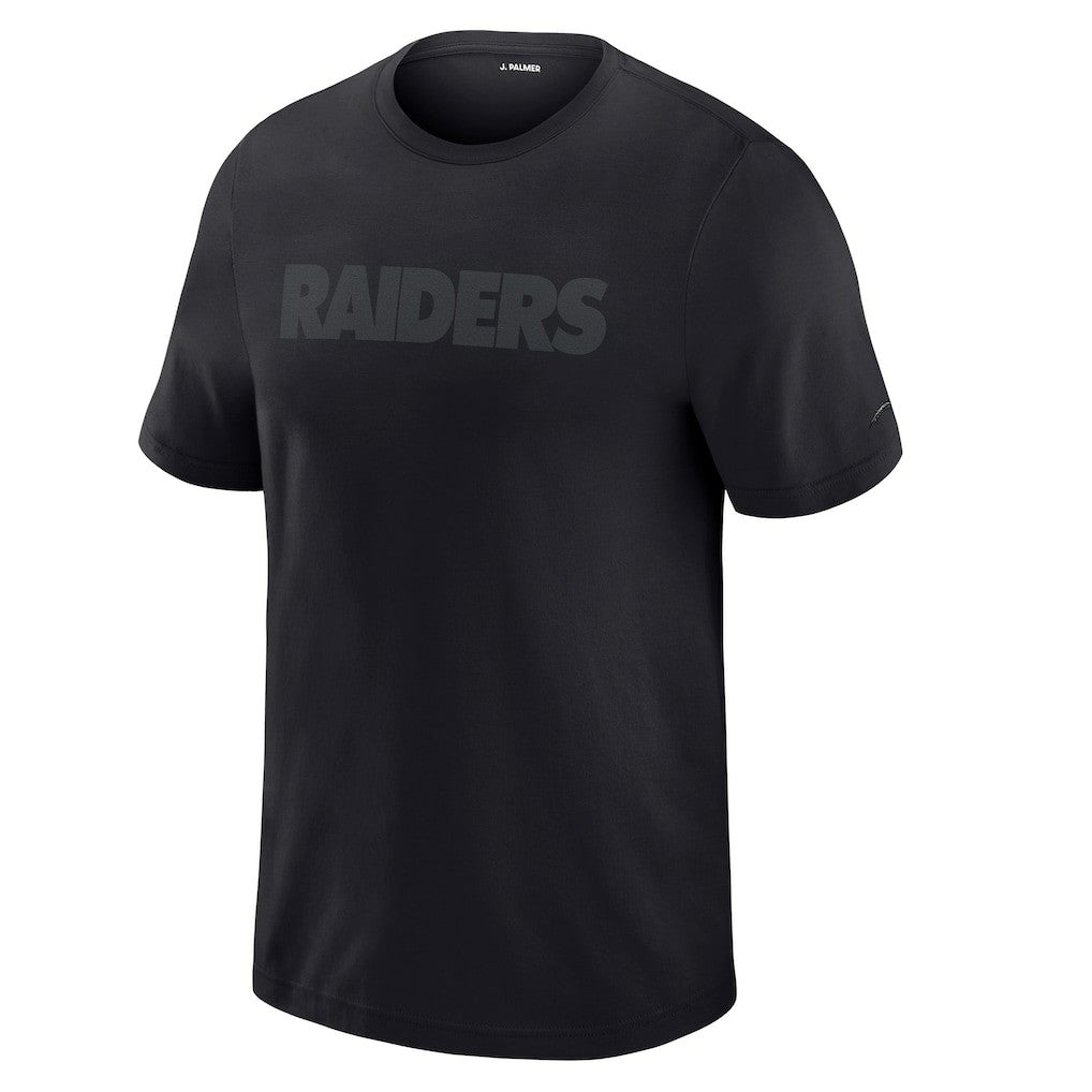 Las Vegas Raiders J. Palmer Play Action Tri-Blend Performance T-Shirt - Black - NFL