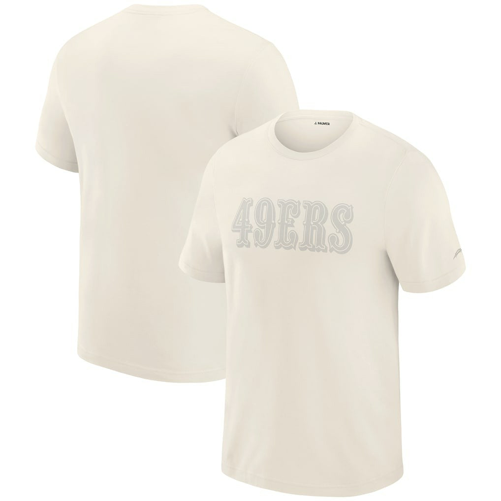 San Francisco 49ers J. Palmer Play Action Tri-Blend Performance T-Shirt - Cream - NFL