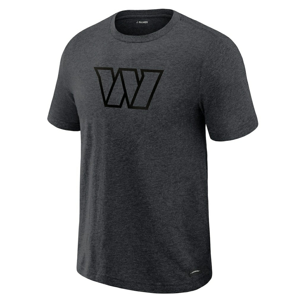 Washington Commanders J. Palmer Players Lounge Tri-Blend T-Shirt - Graphite - NFL