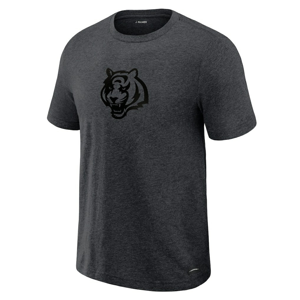Cincinnati Bengals J. Palmer Players Lounge Tri-Blend T-Shirt - Graphite - NFL