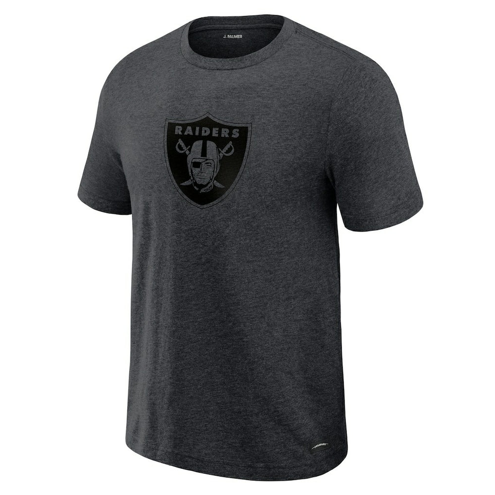 Las Vegas Raiders J. Palmer Players Lounge Tri-Blend T-Shirt - Graphite - NFL