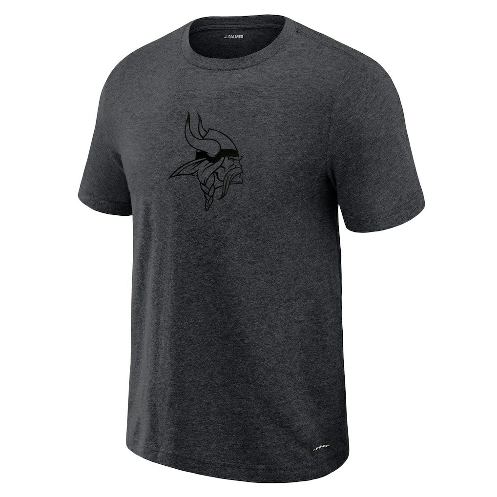 Minnesota Vikings J. Palmer Players Lounge Tri-Blend T-Shirt - Graphite - NFL