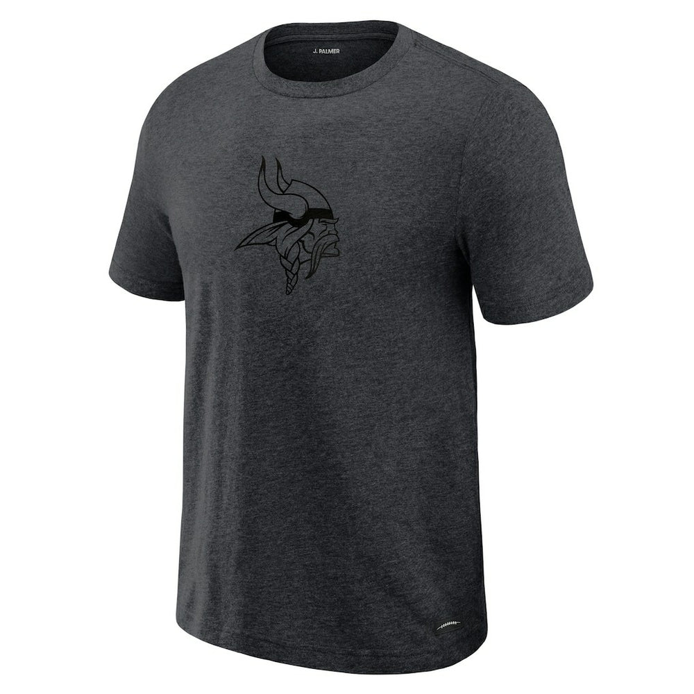 Minnesota Vikings J. Palmer Players Lounge Tri-Blend T-Shirt - Graphite - NFL