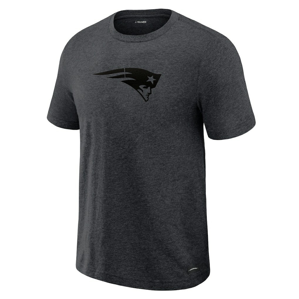New England Patriots J. Palmer Players Lounge Tri-Blend T-Shirt - Graphite - NFL