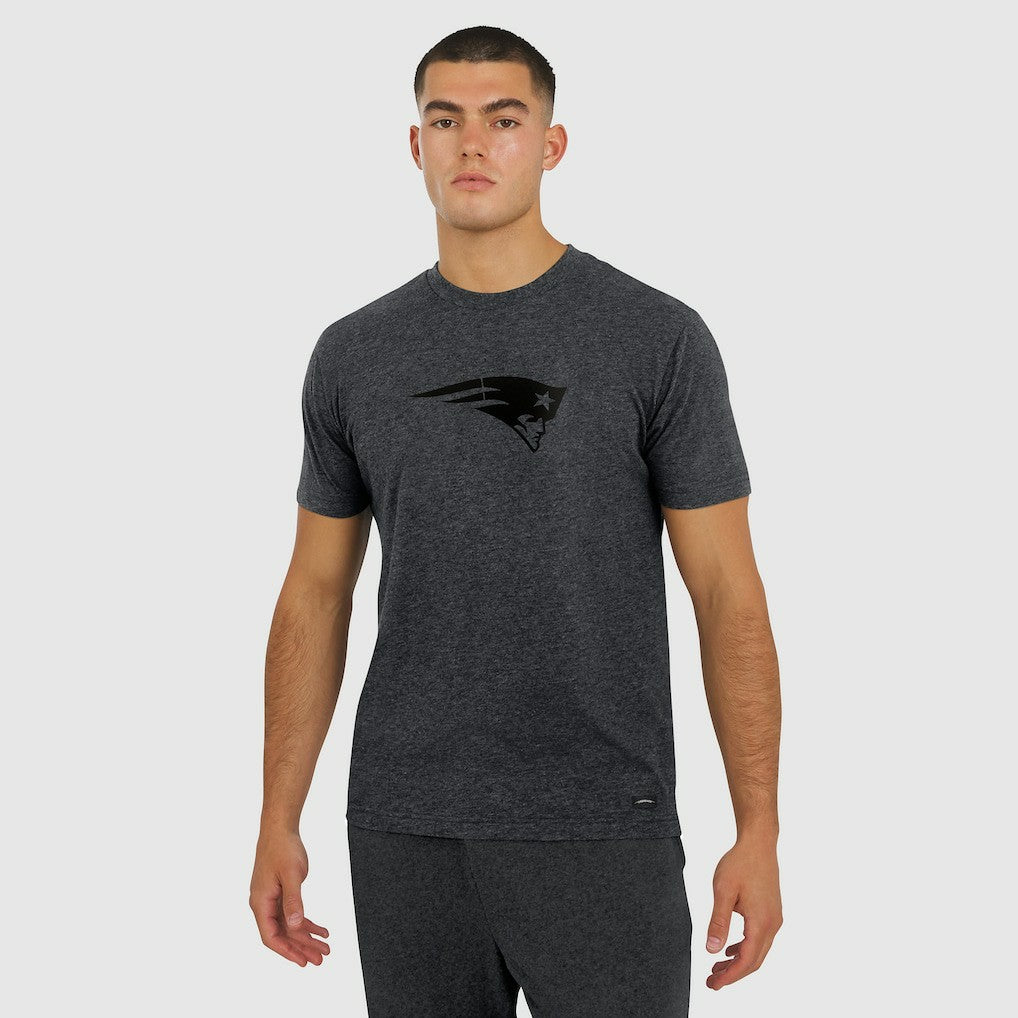 New England Patriots J. Palmer Players Lounge Tri-Blend T-Shirt - Graphite - NFL
