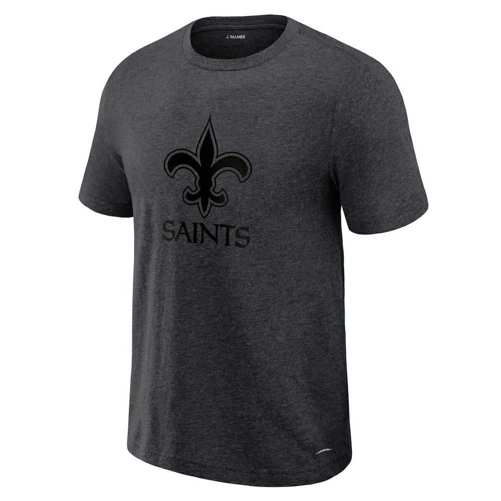 New Orleans Saints J. Palmer Players Lounge Tri-Blend T-Shirt - Graphite - NFL