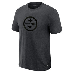 Pittsburgh Steelers J. Palmer Players Lounge Tri-Blend T-Shirt - Graphite - NFL