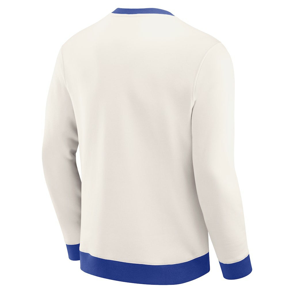 Los Angeles Rams Darius Rucker Collection Colorblock Pullover Sweatshirt - Cream - Fanatics