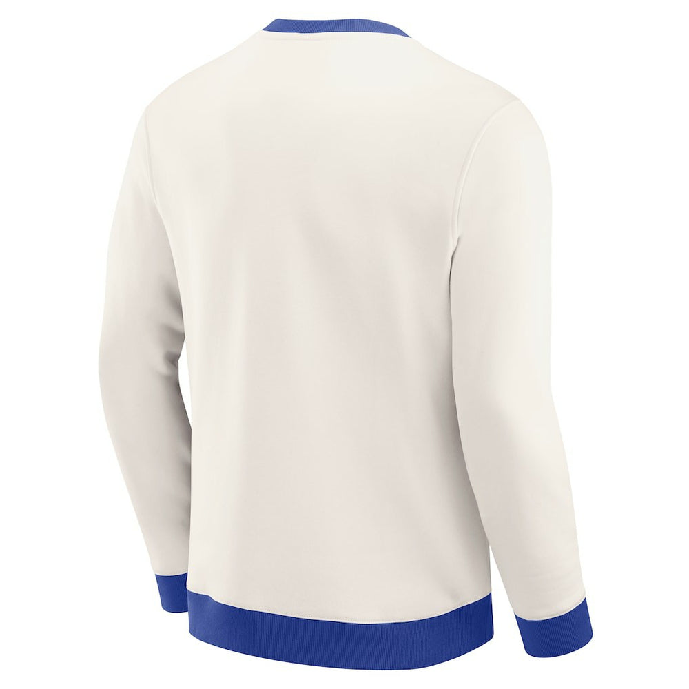 Los Angeles Rams Darius Rucker Collection Colorblock Pullover Sweatshirt - Cream - Fanatics