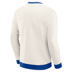 Buffalo Bills Darius Rucker Collection Colorblock Pullover Sweatshirt - Cream - Fanatics
