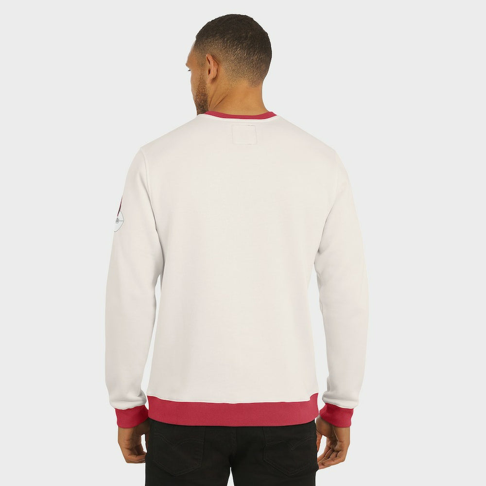 Arizona Cardinals Darius Rucker Collection Colorblock Pullover Sweatshirt - Cream - Fanatics