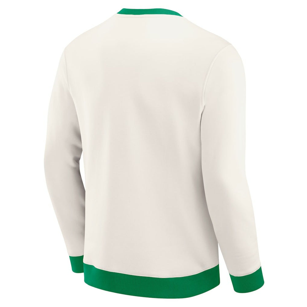 Philadelphia Eagles Darius Rucker Collection Colorblock Pullover Sweatshirt - Cream - Fanatics