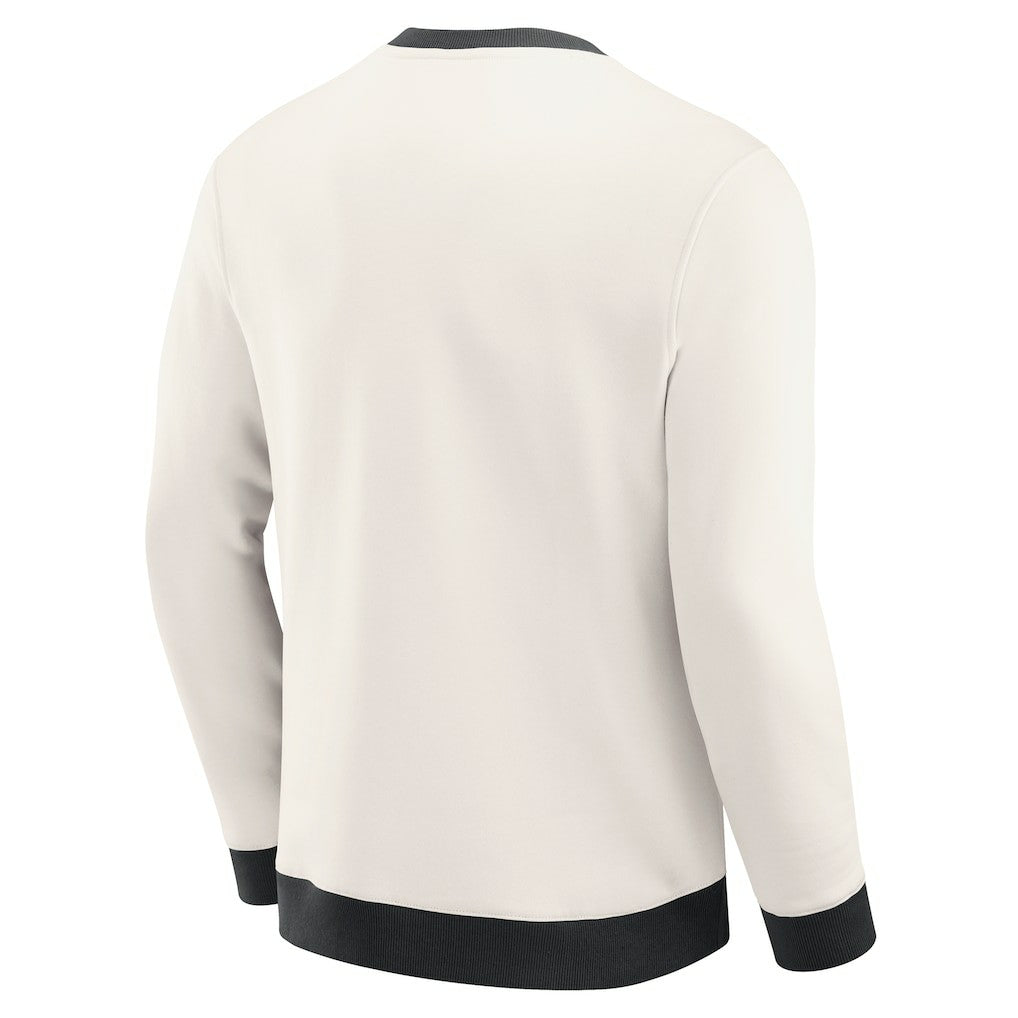 Pittsburgh Steelers Darius Rucker Collection Colorblock Pullover Sweatshirt - Cream - Fanatics