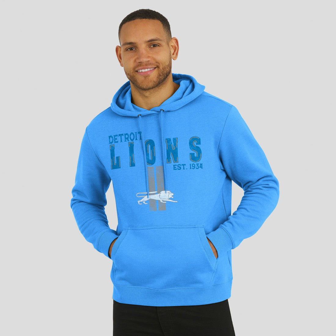 Detroit Lions Darius Rucker Collection Hoodie - Blue - Fanatics