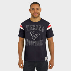 Houston Texans Darius Rucker Collection Football Stripe Sleeve T-Shirt - Navy - Fanatics