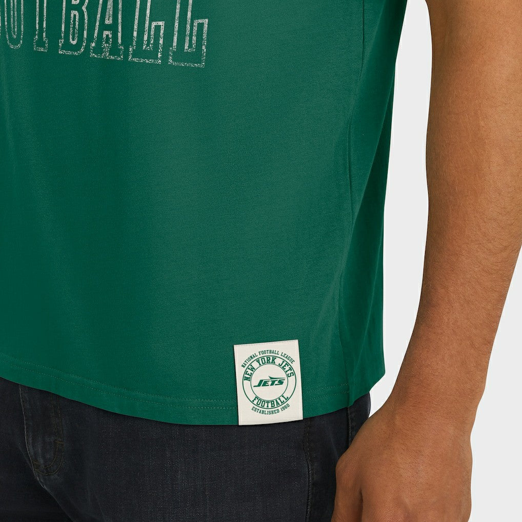 New York Jets Darius Rucker Collection Football Stripe Sleeve T-Shirt - Green - Fanatics