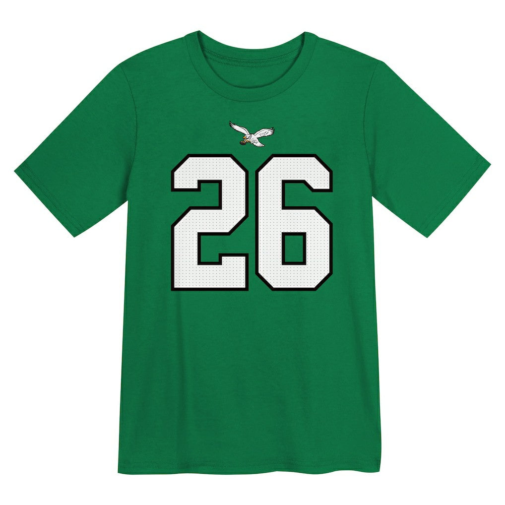 Saquon Barkley Philadelphia Eagles Preschool Player Name & Number T-Shirt - Kelly Green - Nike
