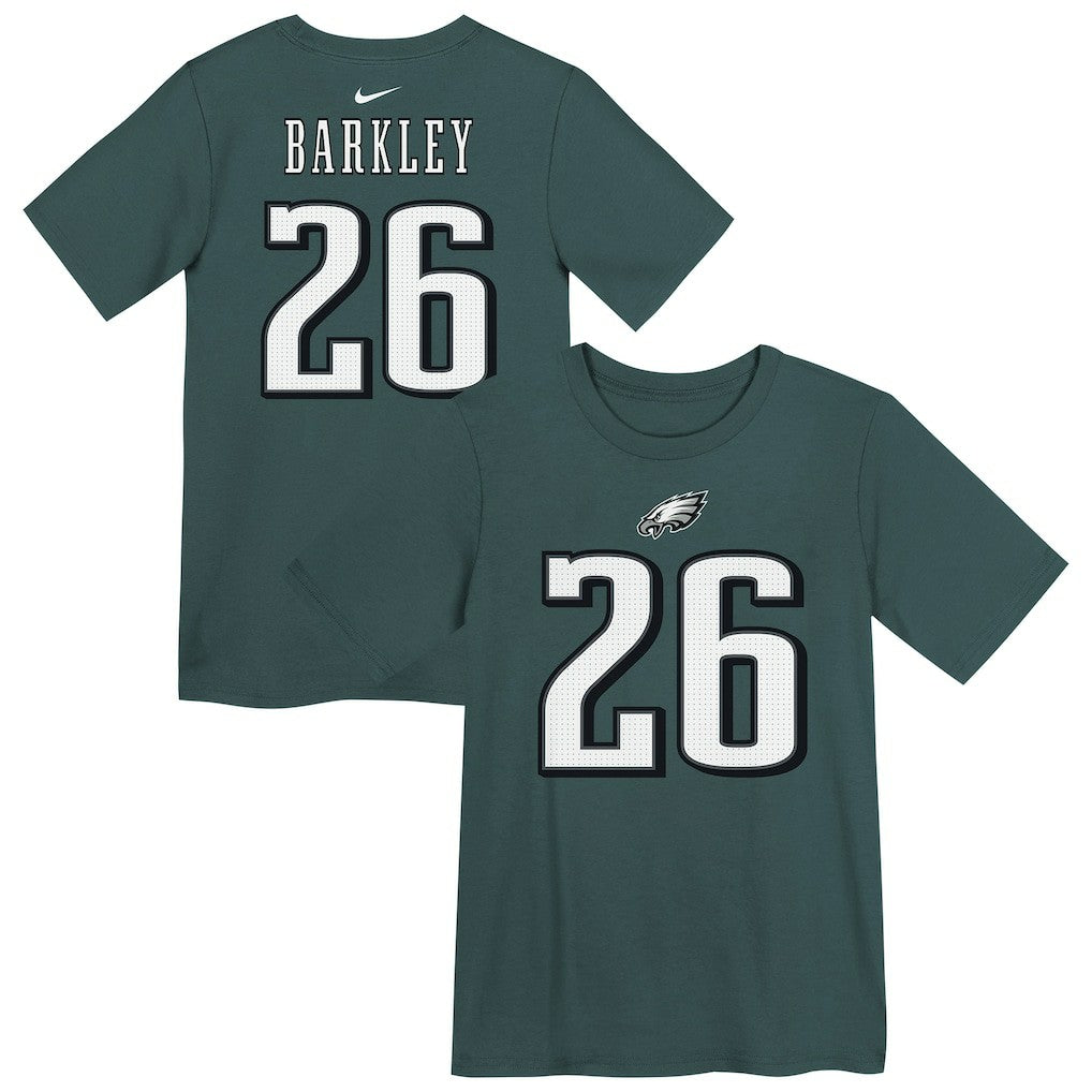 Saquon Barkley Philadelphia Eagles Preschool Player Name & Number T-Shirt - Midnight Green - Nike