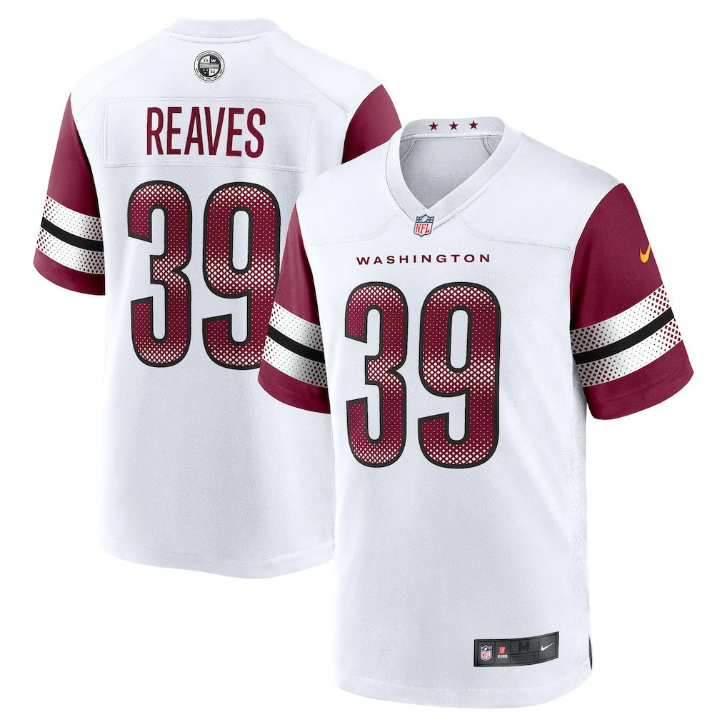 Jeremy Reaves Washington Commanders Game Jersey - White - Nike