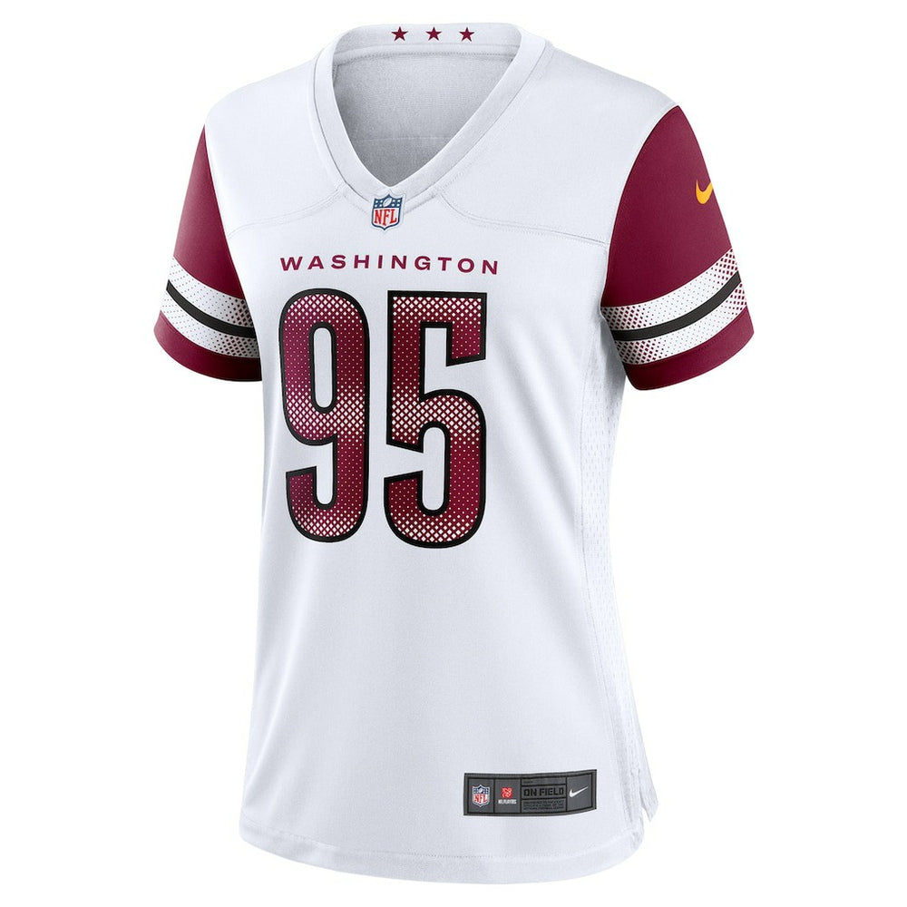 Jer'Zhan Newton Washington Commanders Women's Game Jersey - White - Nike