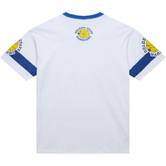 Mitchell & Ness Golden State Warriors Unisex Hardwood Classics Vintage Team Origins Premium T-Shirt White