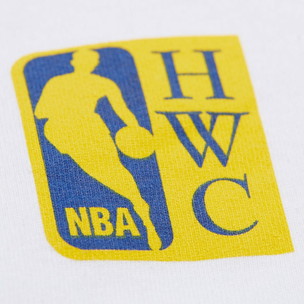 Mitchell & Ness Golden State Warriors Unisex Hardwood Classics Vintage Team Origins Premium T-Shirt White