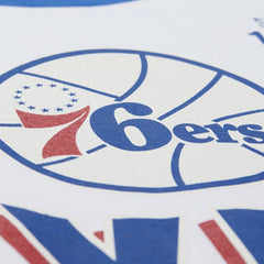 Mitchell & Ness Philadelphia 76ers Unisex Hardwood Classics Vintage Team Origins Premium T-Shirt White