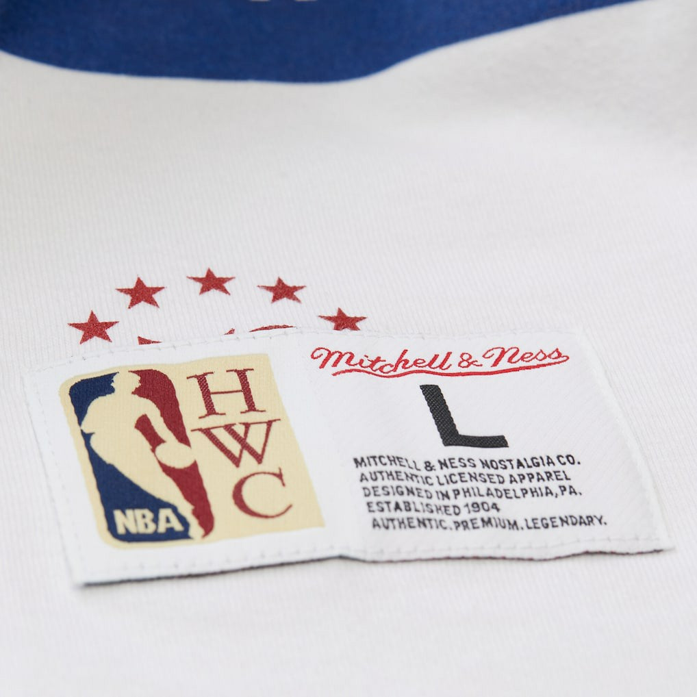 Mitchell & Ness Philadelphia 76ers Unisex Hardwood Classics Vintage Team Origins Premium T-Shirt White