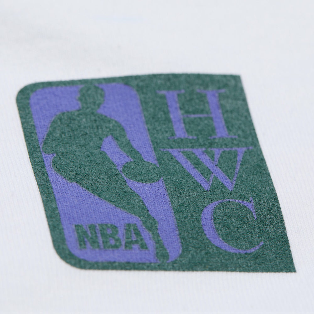 Mitchell & Ness Milwaukee Bucks Unisex Hardwood Classics Vintage Team Origins Premium T-Shirt White