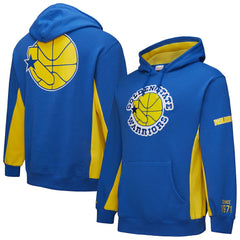 Mitchell & Ness Golden State Warriors Hardwood Classics Team Origins Fleece Pullover Hoodie Royal