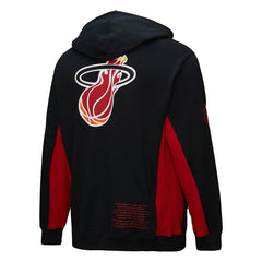 Mitchell & Ness Miami Heat Hardwood Classics Team Origins Fleece Pullover Hoodie Black