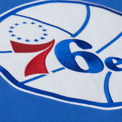 Mitchell & Ness Philadelphia 76ers Hardwood Classics Team Origins Fleece Pullover Hoodie Royal
