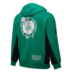 Mitchell & Ness Boston Celtics Hardwood Classics Team Origins Fleece Pullover Hoodie Kelly Green