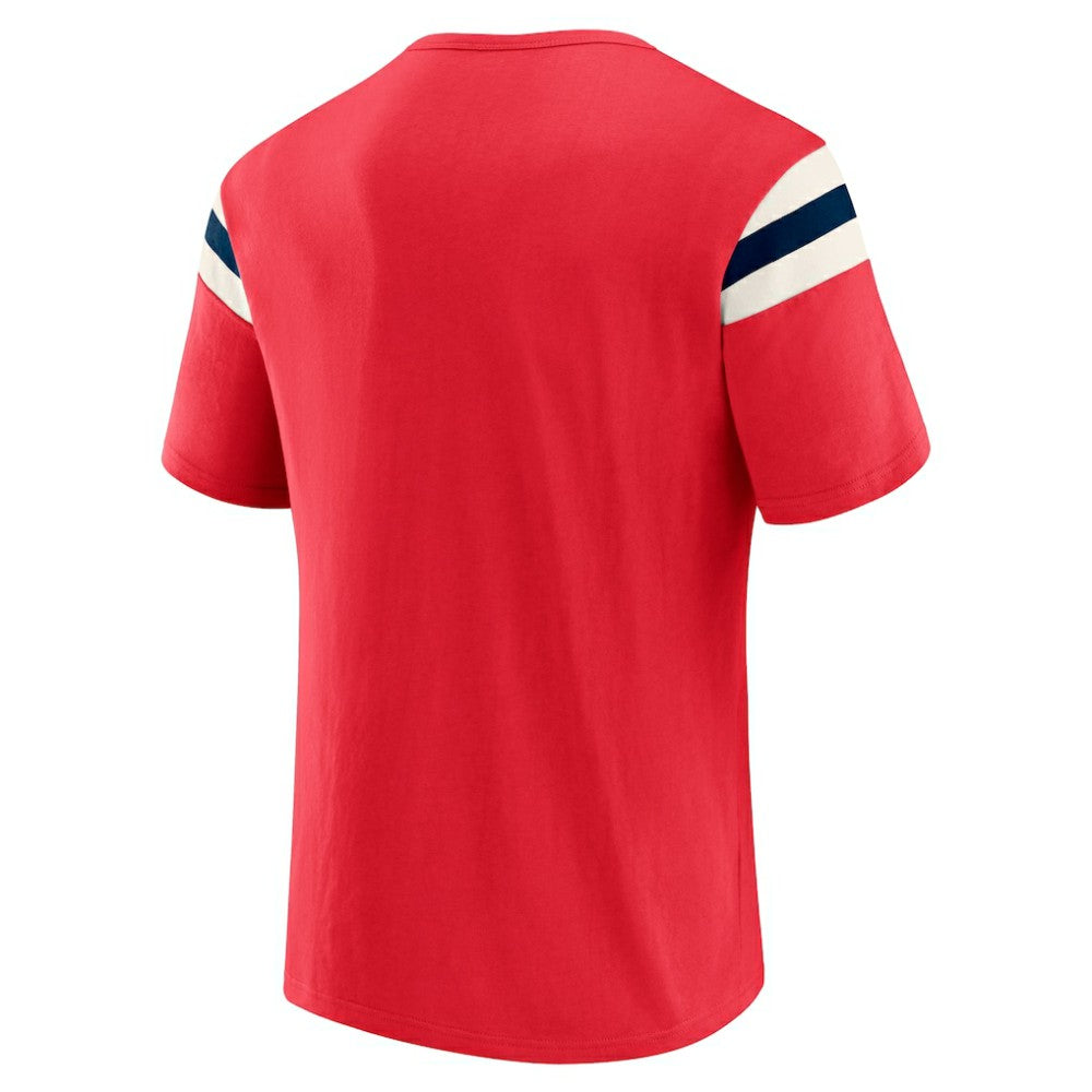 Washington Nationals Darius Rucker Collection by Fanatics Distressed Sleeve Stripe T-Shirt for sale