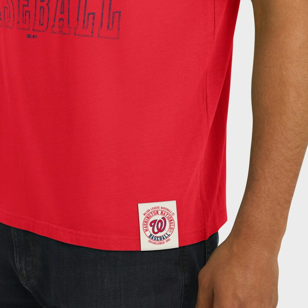 Washington Nationals Darius Rucker Collection by Fanatics Distressed Sleeve Stripe T-Shirt for sale