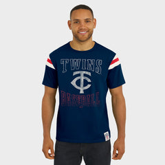 Minnesota Twins Darius Rucker Collection by Fanatics Distressed Sleeve Stripe T-Shirt Discount
