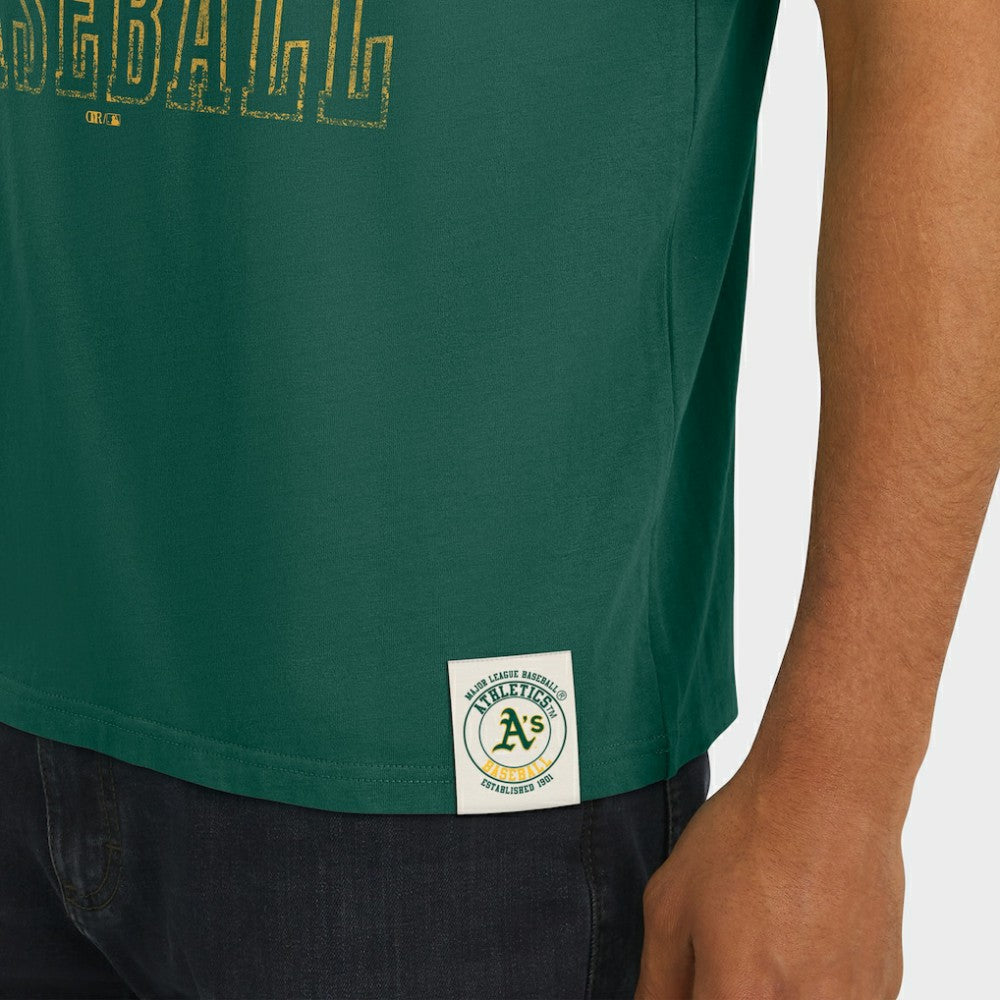 Athletics Darius Rucker Collection by Fanatics Distressed Sleeve Stripe T-Shirt Online