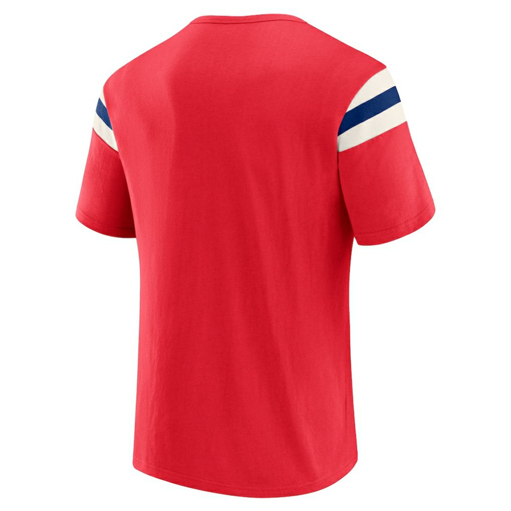 Philadelphia Phillies Darius Rucker Collection by Fanatics Distressed Sleeve Stripe T-Shirt Outlet