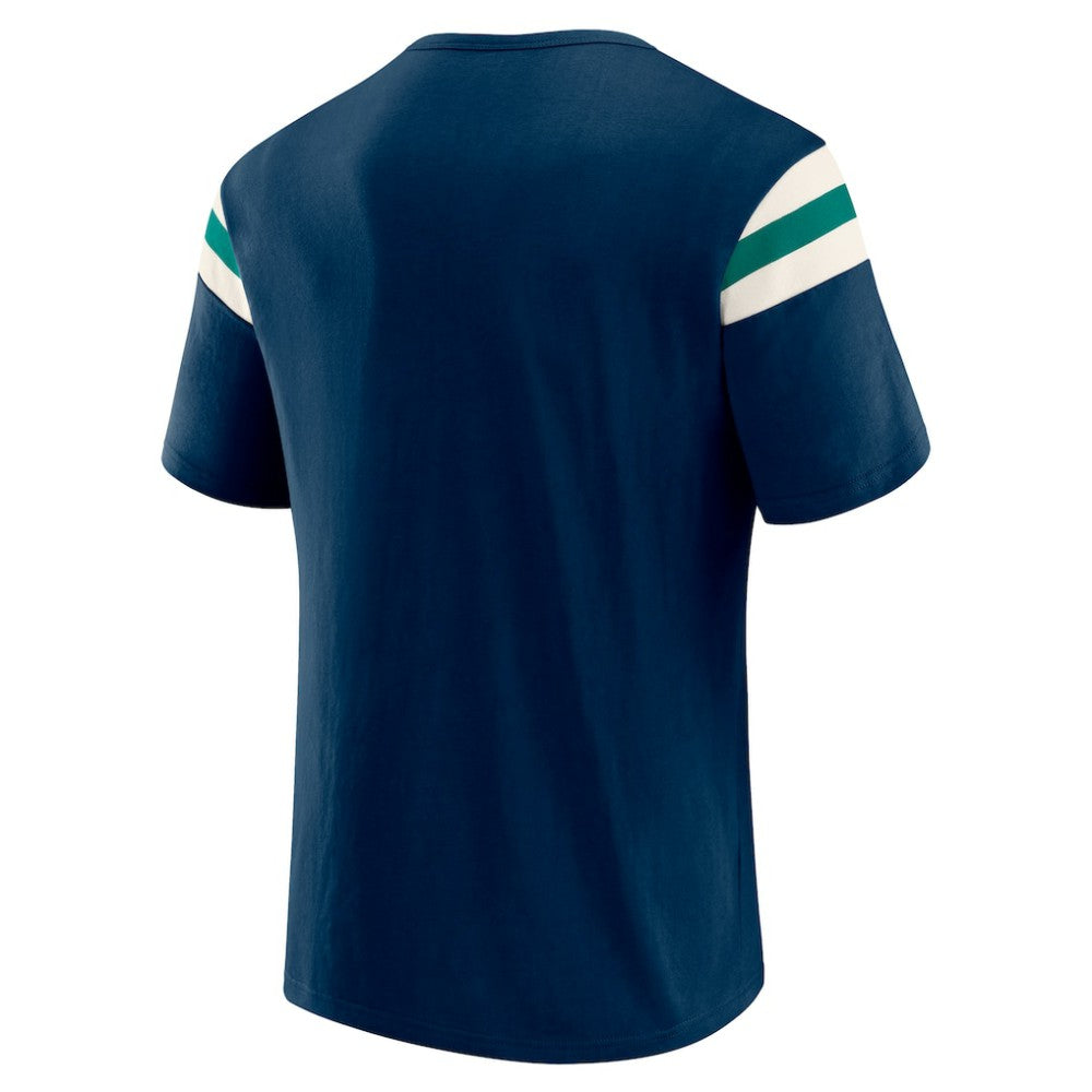 Seattle Mariners Darius Rucker Collection by Fanatics Distressed Sleeve Stripe T-Shirt for sale