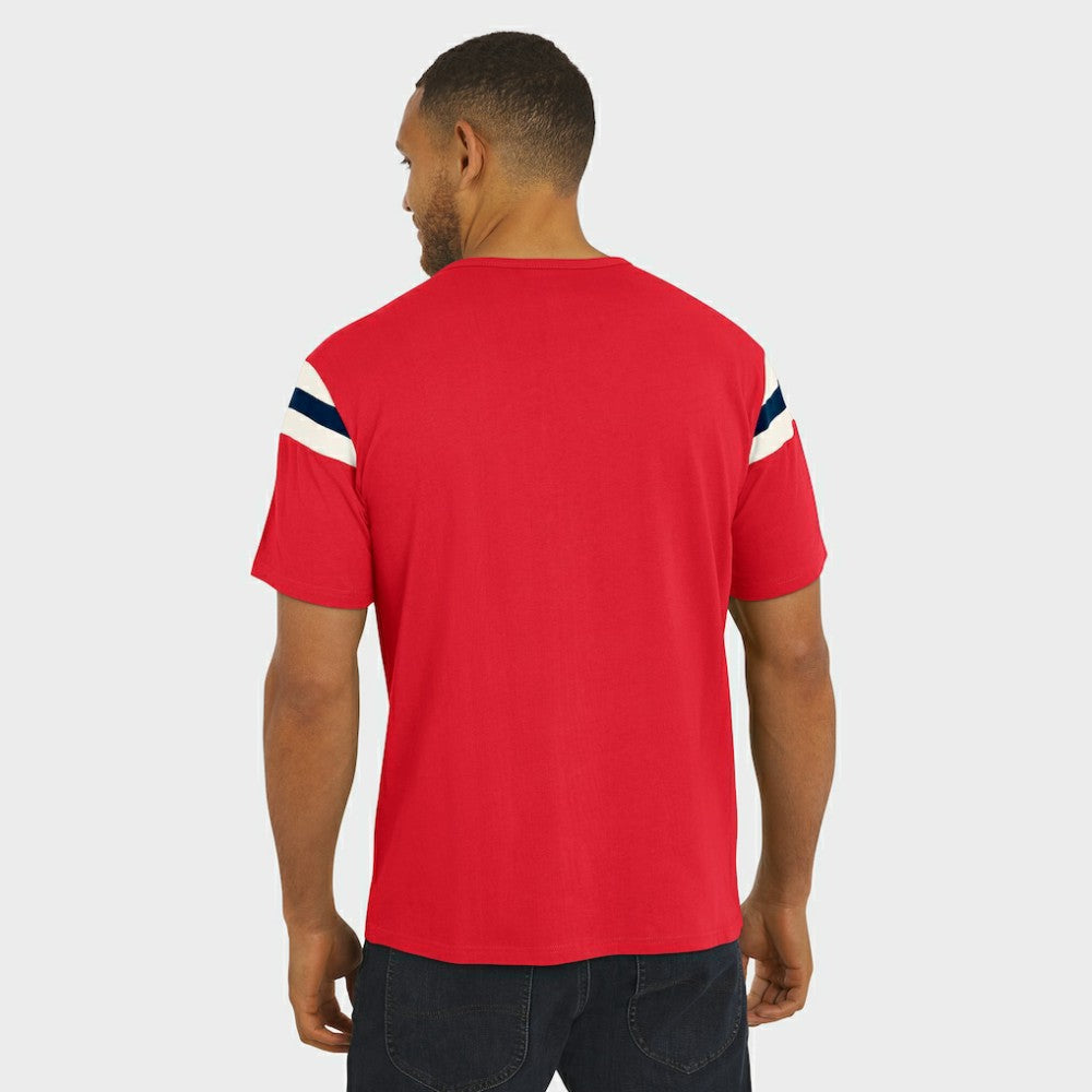 St. Louis Cardinals Darius Rucker Collection by Fanatics Distressed Sleeve Stripe T-Shirt Online