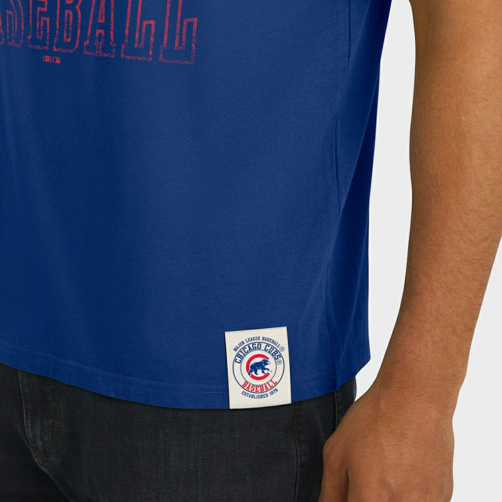 Chicago Cubs Darius Rucker Collection by Fanatics Distressed Sleeve Stripe T-Shirt for sale